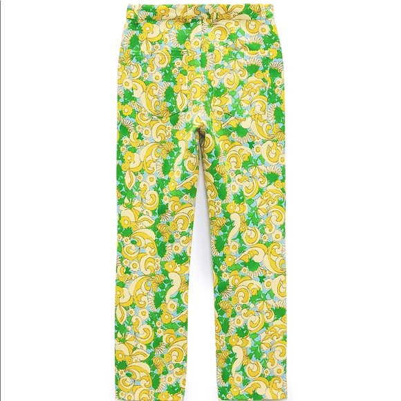 Zara Floral Print Pants NWT - Picture 5 of 8